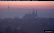 Archived image Webcam View of Prague Castle and St. Vitus Cathedral 06:00