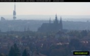 Archived image Webcam View of Prague Castle and St. Vitus Cathedral 09:00