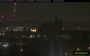 Archived image Webcam View of Prague Castle and St. Vitus Cathedral 23:00