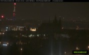 Archived image Webcam View of Prague Castle and St. Vitus Cathedral 01:00