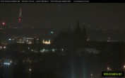 Archived image Webcam View of Prague Castle and St. Vitus Cathedral 01:00