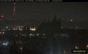 Archived image Webcam View of Prague Castle and St. Vitus Cathedral 03:00