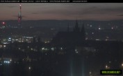Archived image Webcam View of Prague Castle and St. Vitus Cathedral 05:00