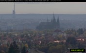 Archived image Webcam View of Prague Castle and St. Vitus Cathedral 09:00