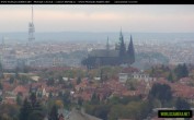 Archived image Webcam View of Prague Castle and St. Vitus Cathedral 13:00