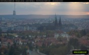 Archived image Webcam View of Prague Castle and St. Vitus Cathedral 06:00