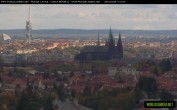 Archived image Webcam View of Prague Castle and St. Vitus Cathedral 11:00
