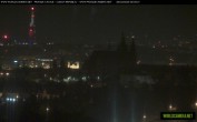 Archiv Foto Webcam Blick auf die Prager Burg mit Veitsdom 23:00