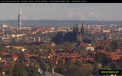 Archived image Webcam View of Prague Castle and St. Vitus Cathedral 13:00