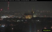 Archiv Foto Webcam Blick auf die Prager Burg mit Veitsdom 17:00