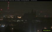 Archived image Webcam View of Prague Castle and St. Vitus Cathedral 01:00