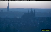 Archiv Foto Webcam Blick auf die Prager Burg mit Veitsdom 05:00