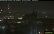 Archived image Webcam View of Prague Castle and St. Vitus Cathedral 00:00