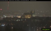 Archiv Foto Webcam Blick auf die Prager Burg mit Veitsdom 19:00