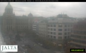 Archiv Foto Webcam Der Wenzelsplatz in der Neustadt Prags 13:00