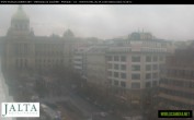 Archiv Foto Webcam Der Wenzelsplatz in der Neustadt Prags 09:00