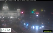 Archiv Foto Webcam Der Wenzelsplatz in der Neustadt Prags 19:00