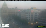Archiv Foto Webcam Der Wenzelsplatz in der Neustadt Prags 19:00