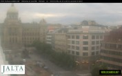 Archiv Foto Webcam Der Wenzelsplatz in der Neustadt Prags 06:00