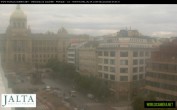 Archiv Foto Webcam Der Wenzelsplatz in der Neustadt Prags 07:00