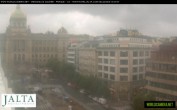 Archiv Foto Webcam Der Wenzelsplatz in der Neustadt Prags 09:00