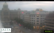 Archiv Foto Webcam Der Wenzelsplatz in der Neustadt Prags 19:00
