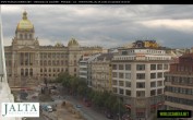 Archiv Foto Webcam Der Wenzelsplatz in der Neustadt Prags 15:00