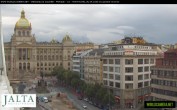 Archiv Foto Webcam Der Wenzelsplatz in der Neustadt Prags 17:00