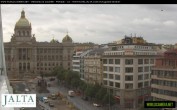 Archiv Foto Webcam Der Wenzelsplatz in der Neustadt Prags 07:00