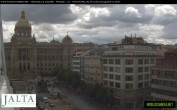 Archiv Foto Webcam Der Wenzelsplatz in der Neustadt Prags 11:00