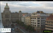 Archiv Foto Webcam Der Wenzelsplatz in der Neustadt Prags 05:00