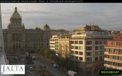 Archiv Foto Webcam Der Wenzelsplatz in der Neustadt Prags 06:00