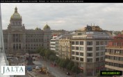 Archiv Foto Webcam Der Wenzelsplatz in der Neustadt Prags 07:00