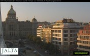 Archiv Foto Webcam Der Wenzelsplatz in der Neustadt Prags 01:00