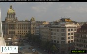 Archiv Foto Webcam Der Wenzelsplatz in der Neustadt Prags 10:00