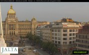 Archiv Foto Webcam Der Wenzelsplatz in der Neustadt Prags 12:00
