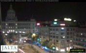 Archiv Foto Webcam Der Wenzelsplatz in der Neustadt Prags 23:00