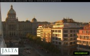 Archiv Foto Webcam Der Wenzelsplatz in der Neustadt Prags 06:00