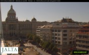 Archiv Foto Webcam Der Wenzelsplatz in der Neustadt Prags 09:00