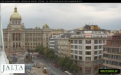 Archiv Foto Webcam Der Wenzelsplatz in der Neustadt Prags 07:00