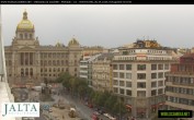 Archiv Foto Webcam Der Wenzelsplatz in der Neustadt Prags 09:00