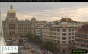 Archiv Foto Webcam Der Wenzelsplatz in der Neustadt Prags 11:00