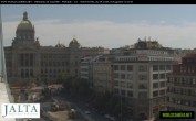 Archiv Foto Webcam Der Wenzelsplatz in der Neustadt Prags 13:00