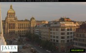 Archiv Foto Webcam Der Wenzelsplatz in der Neustadt Prags 17:00
