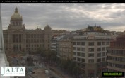 Archiv Foto Webcam Der Wenzelsplatz in der Neustadt Prags 11:00
