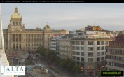 Archiv Foto Webcam Der Wenzelsplatz in der Neustadt Prags 17:00