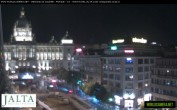 Archiv Foto Webcam Der Wenzelsplatz in der Neustadt Prags 19:00