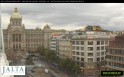 Archiv Foto Webcam Der Wenzelsplatz in der Neustadt Prags 07:00