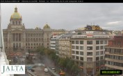 Archiv Foto Webcam Der Wenzelsplatz in der Neustadt Prags 09:00