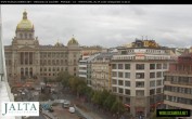 Archiv Foto Webcam Der Wenzelsplatz in der Neustadt Prags 11:00